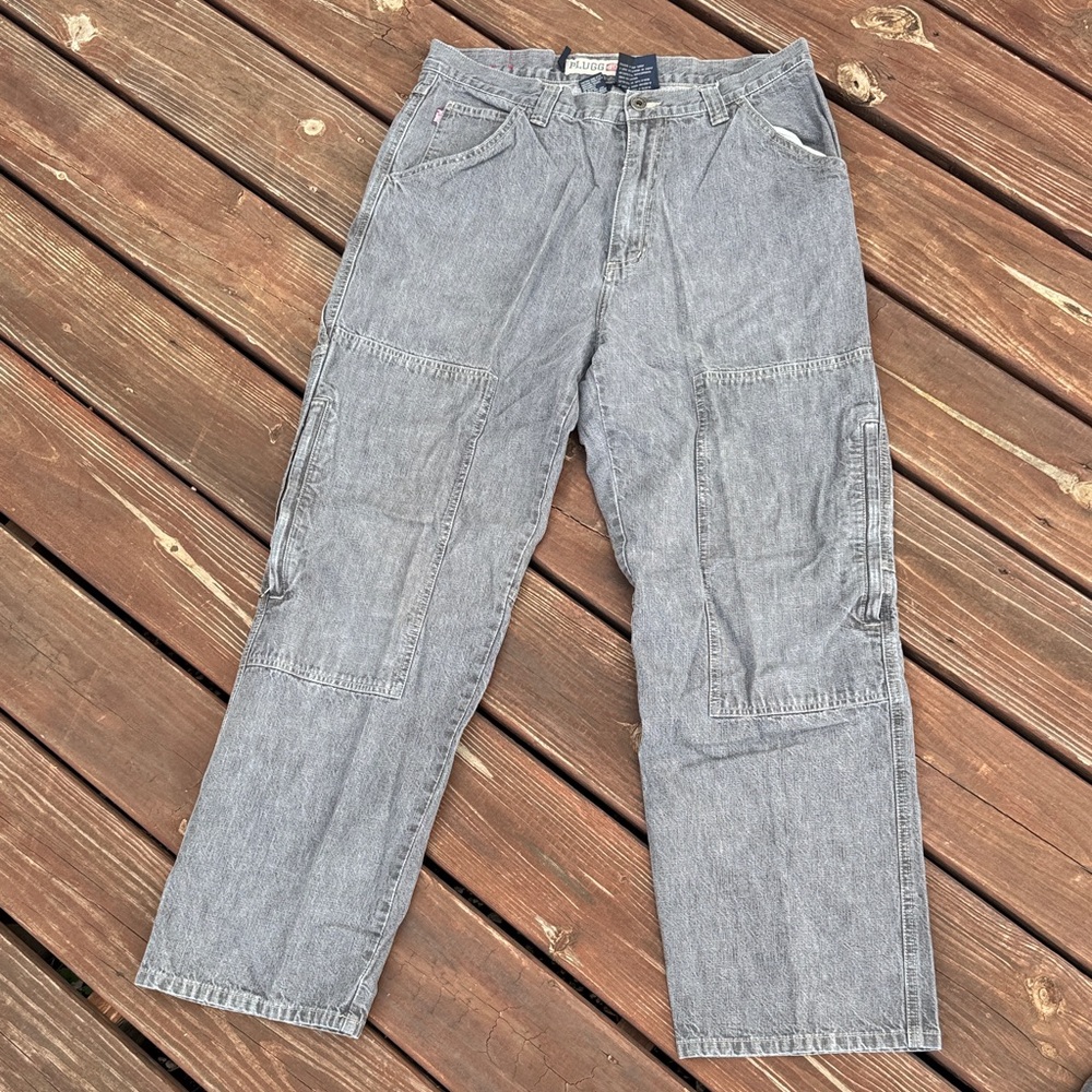 Plugg Gray Cargo Pants